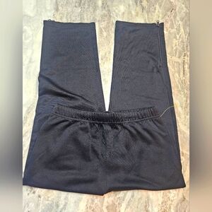 Nautica Jeans Co. Black Pull-On Pants with Side Zip Women’s Size L (16–18)